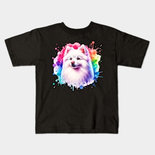 Watercolor Eskie Kids T-Shirt